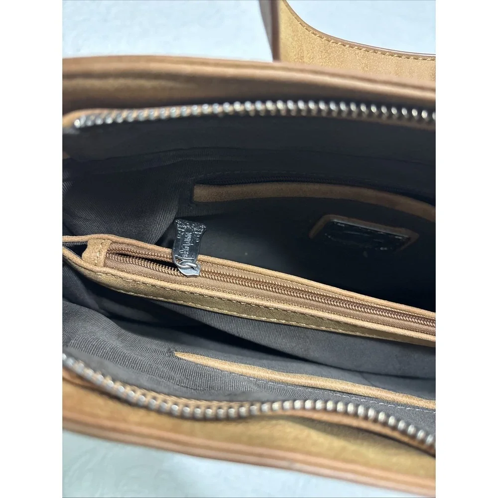 Trinity West Hair-On Leather Concealed Carry Hobo- Camel - Rare Find